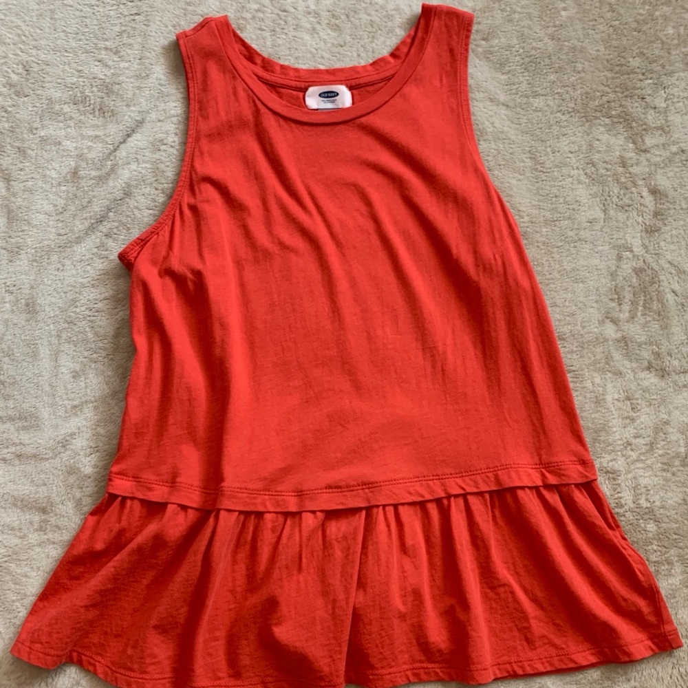 OLD NAVY ruffled peplum top